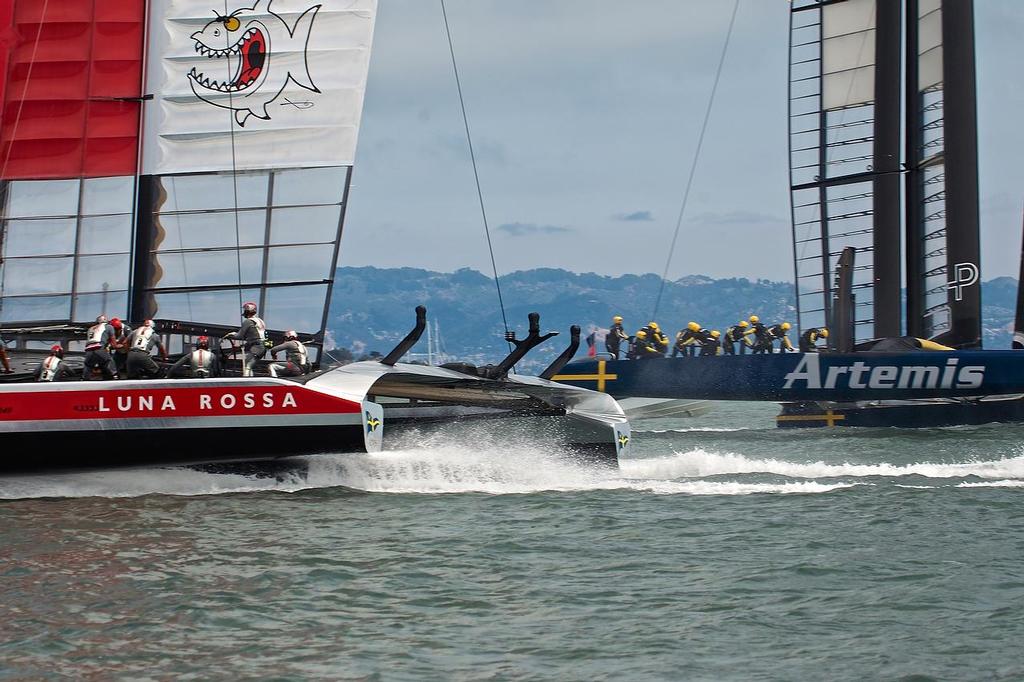  - Louis Vuitton Cup, Semi-Final 1, August 6, 2013 © Chuck Lantz http://www.ChuckLantz.com